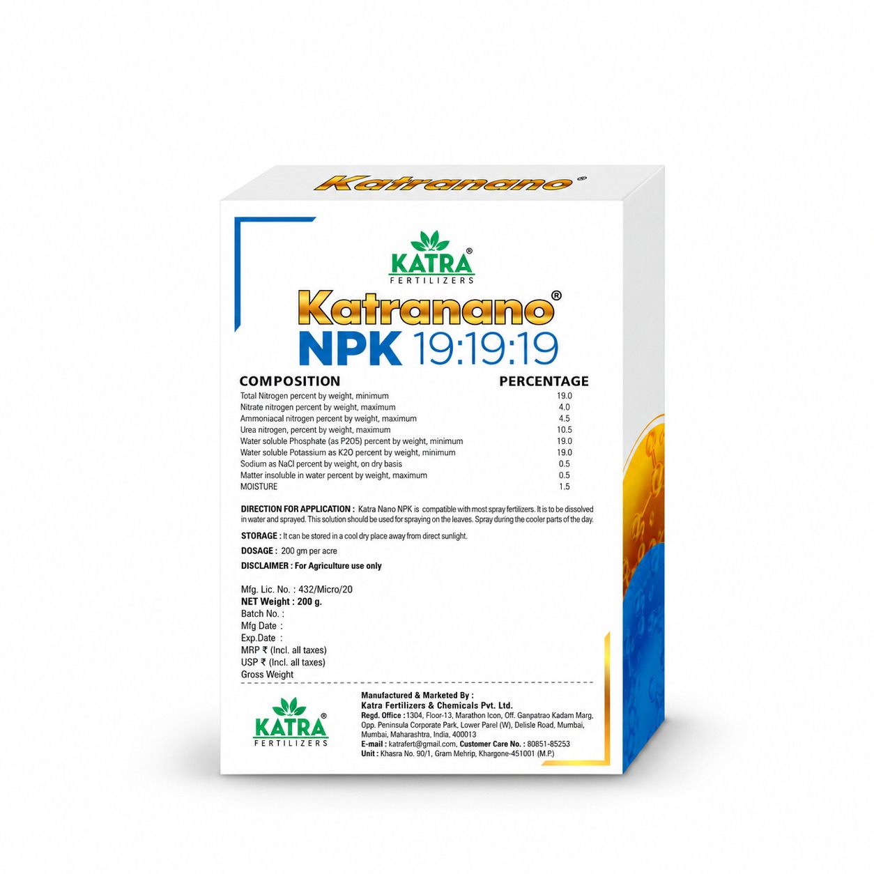 Katra Nano -NPK 19:19:19