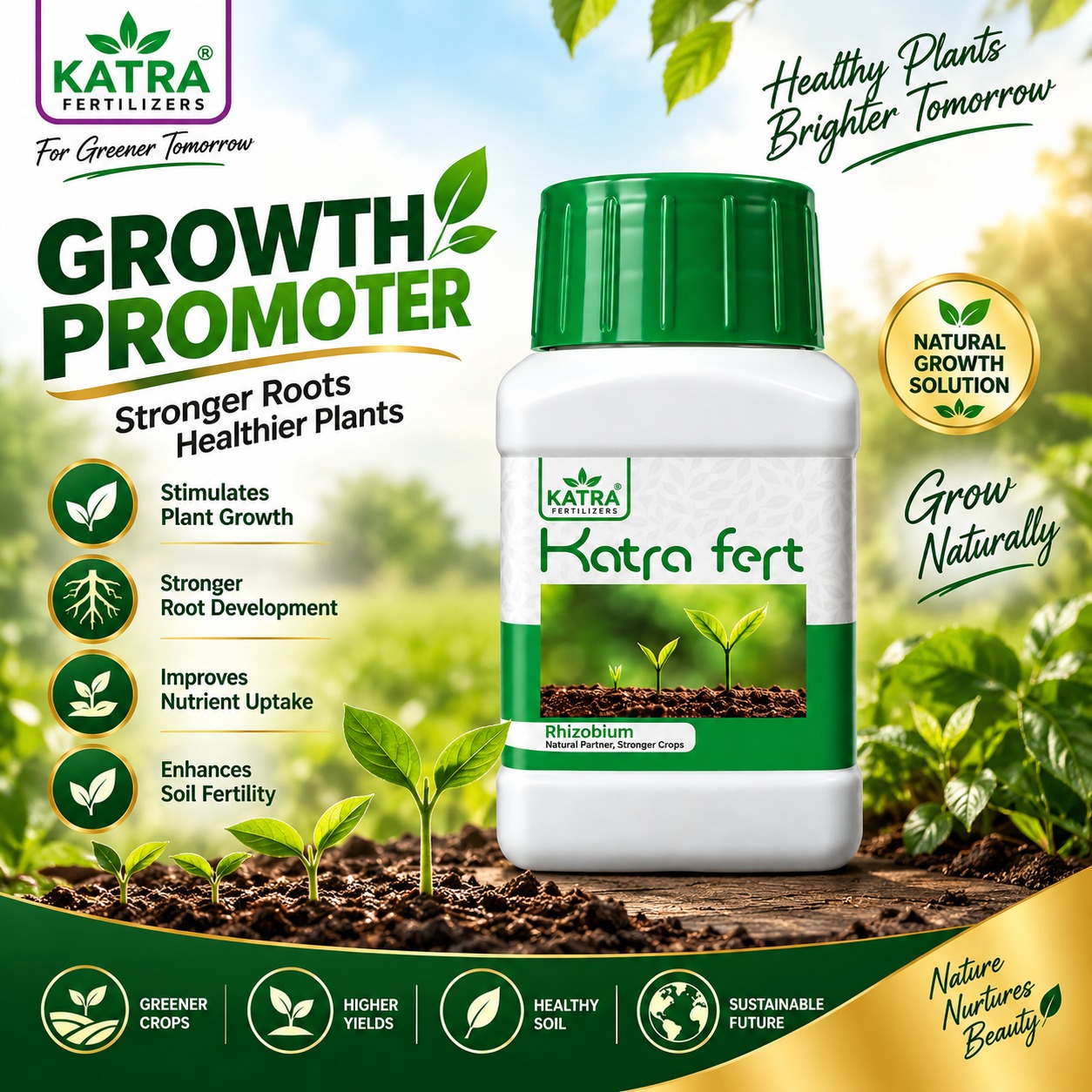 KATRA FERT-Rhizobium (Powder) Growth Promoter