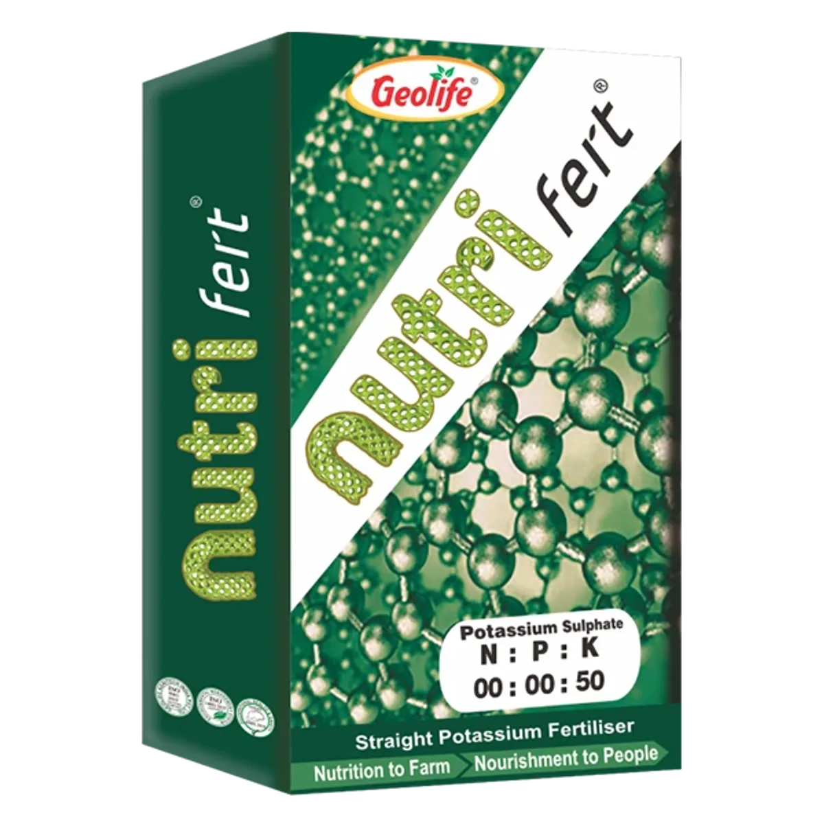 Geolife NPK 00:00:50 Water Soluble Fertilizer (Dosage: 1 Kg for 5 Acre)