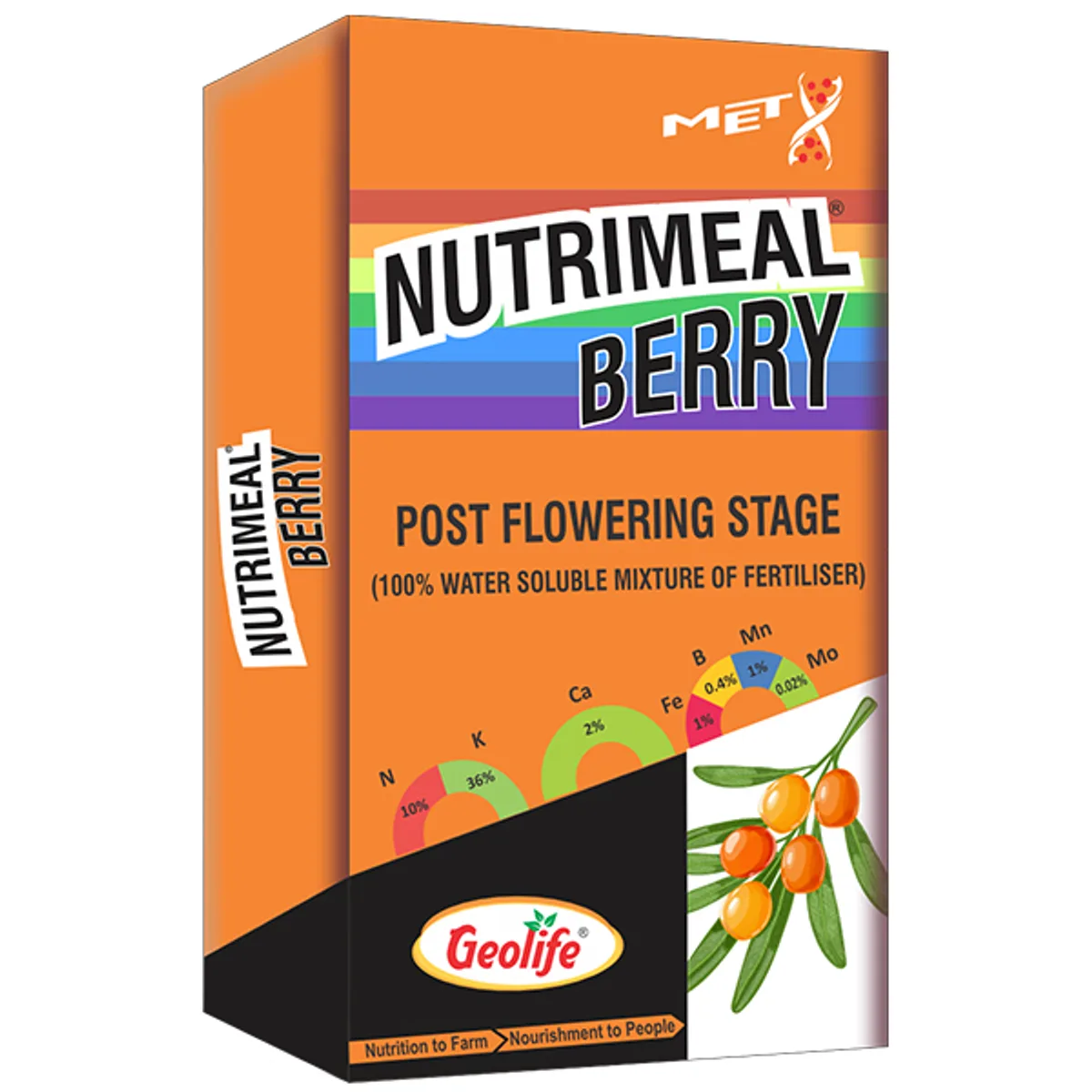Geolife Nutrimeal Berry - Advanced Post-Flowering Stage Nutrient Solution