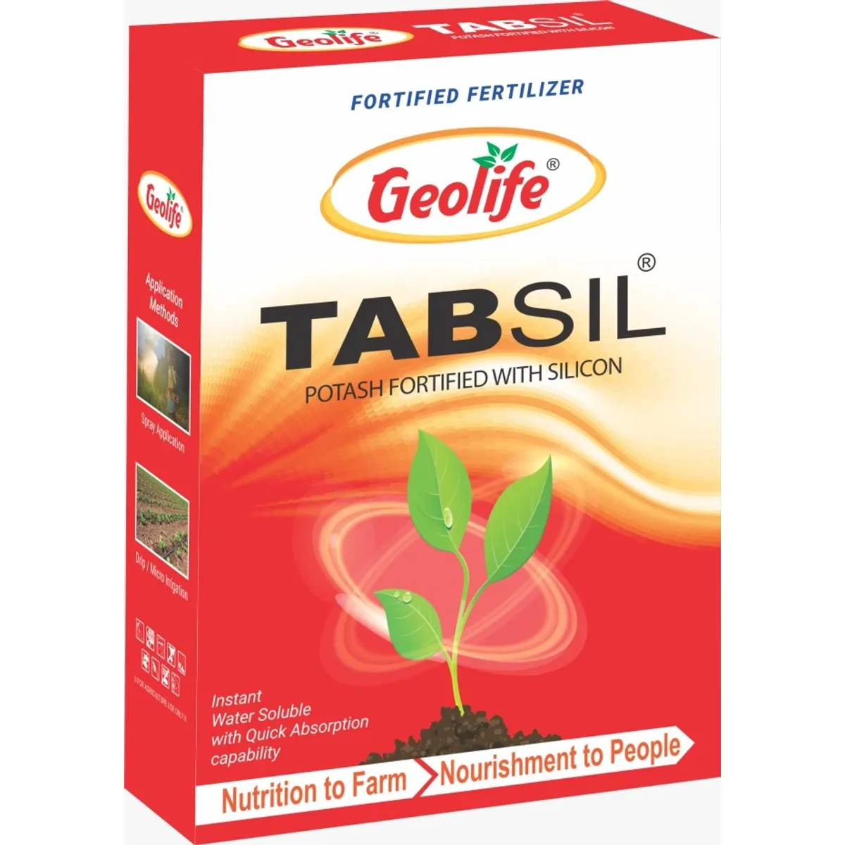 Geolife Tabsil (FA) High% Ortho Silicic Acid Effervescent Tablets | Silicon Tablets Fertilizers