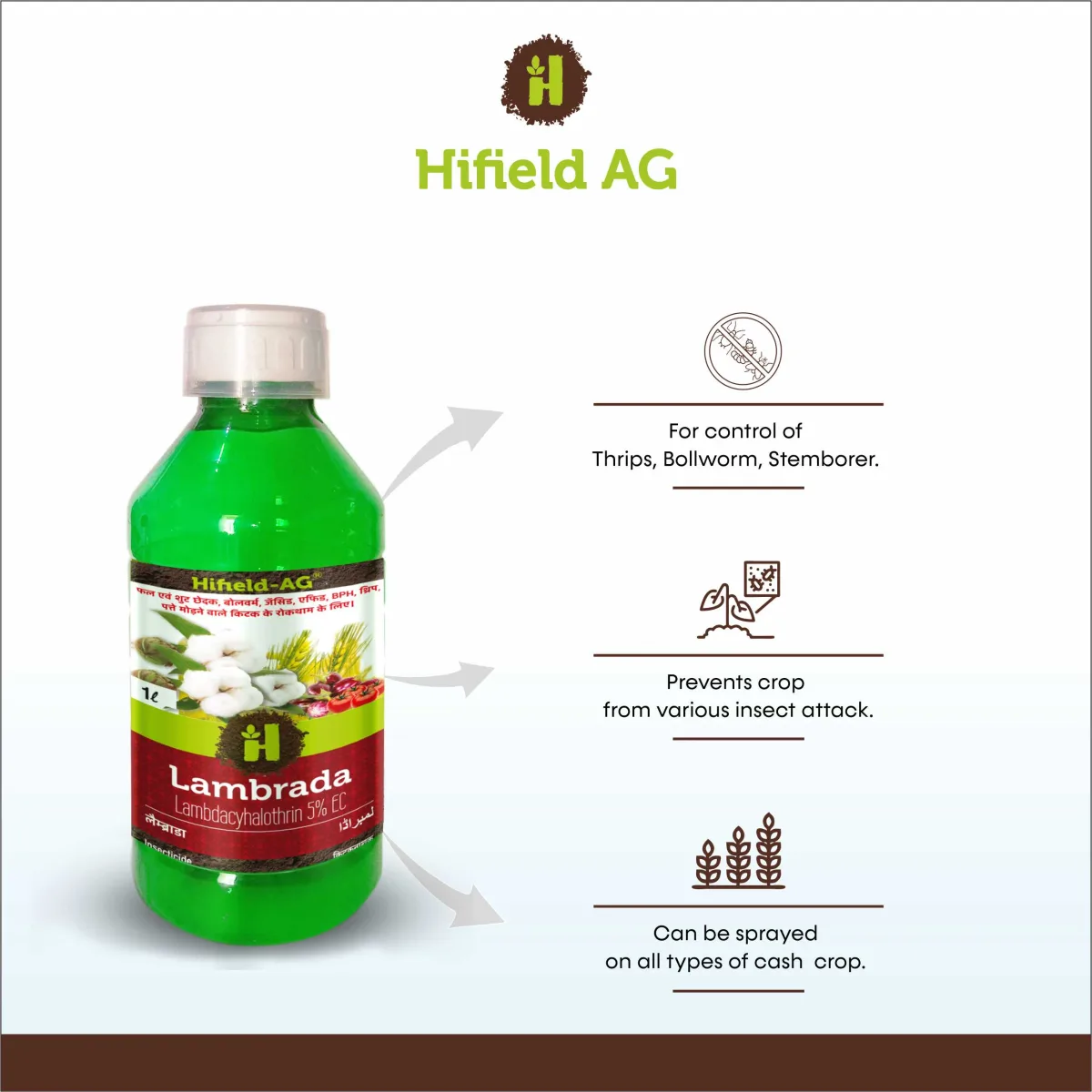 Lambrada®  लैंब्राडा (Lambdacyhalothrin 5% EC)