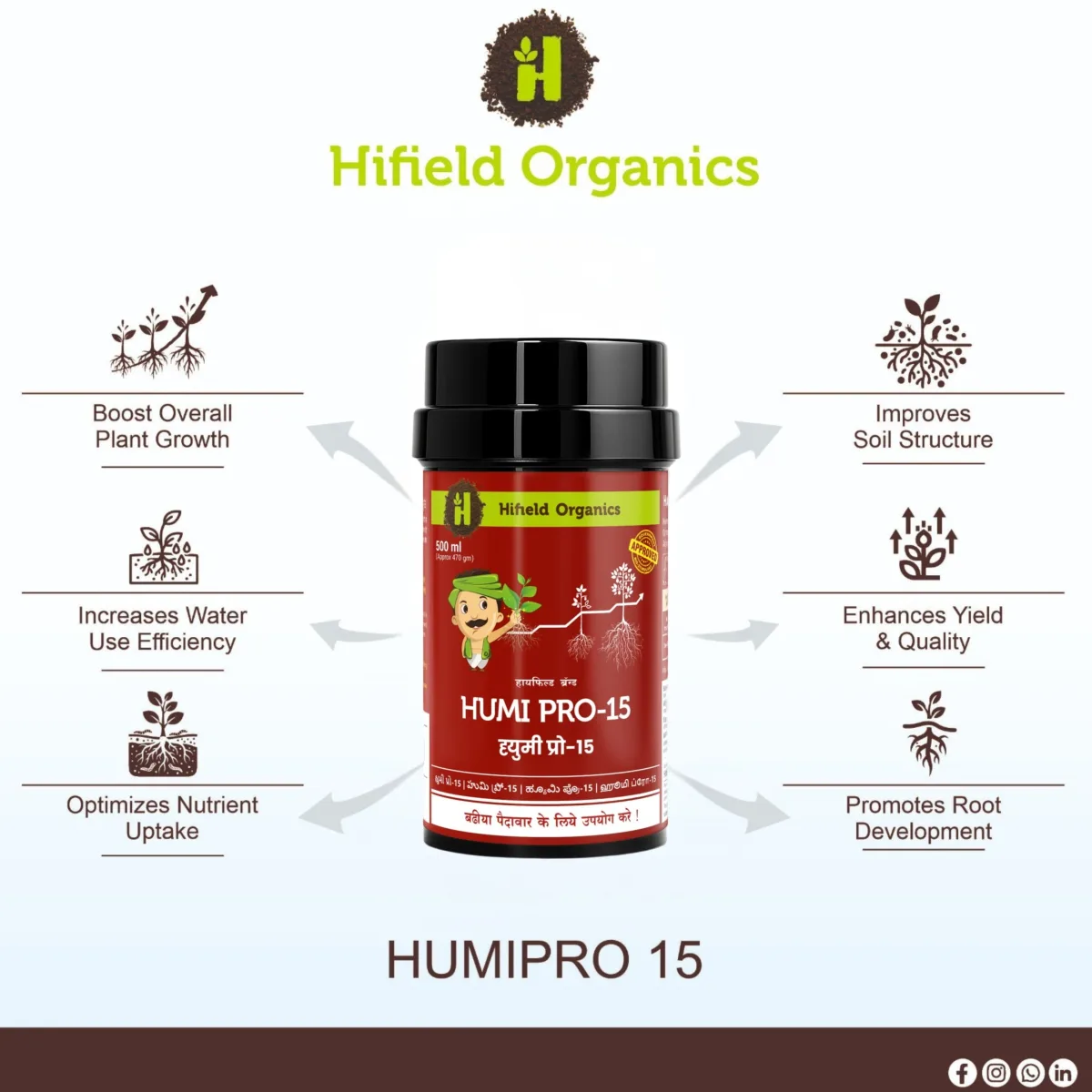 Hifield Humi pro-15  Humates 12.5% Liquid