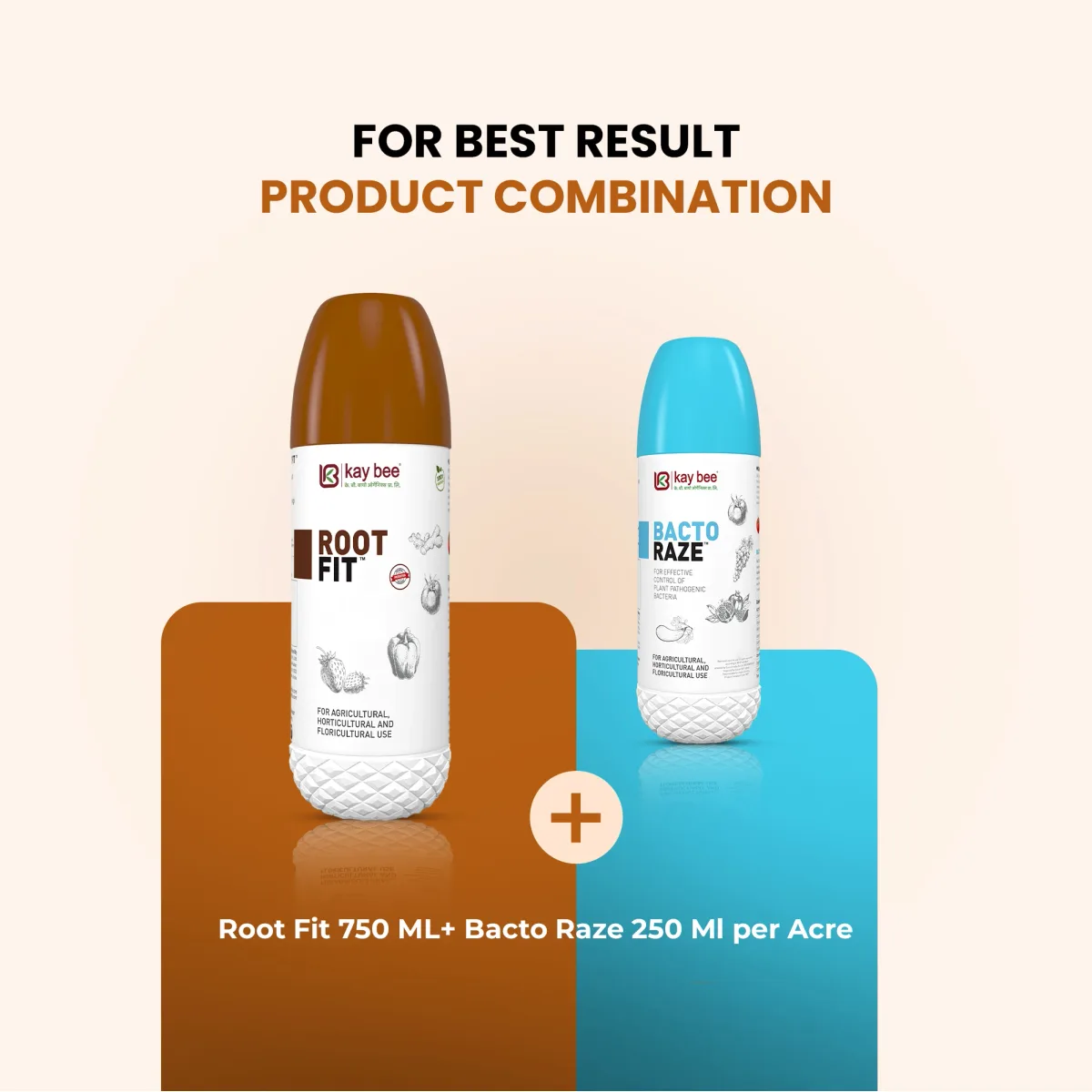 Kay Bee Root Fit | Control for Wilt, Root Rot, & Nematodes | For Healthy Root Growth | Plant Root Growth Booster Liquid