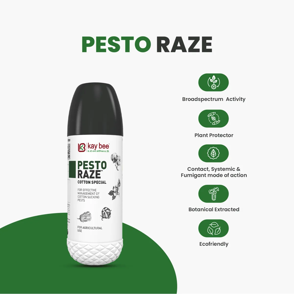 Kay Bee Pesto Raze Cotton Special | Safe and Effective Pest Control | Organic Pest Control for Plants
