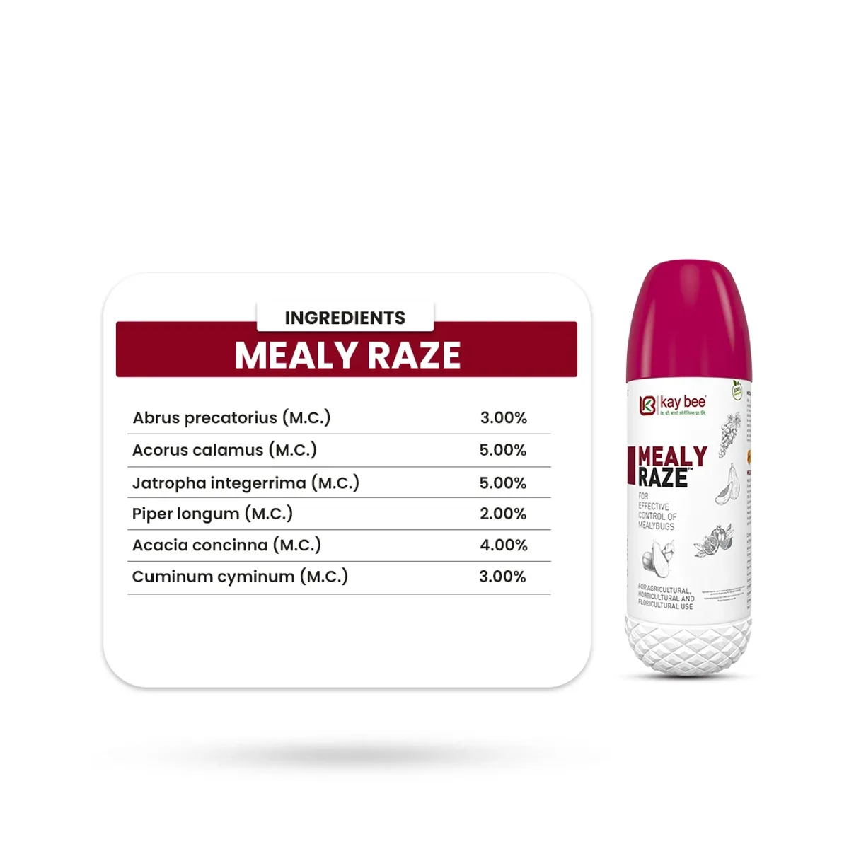 Mealy Raze – Best Insecticide for Mealybugs on Grapes, Mango, Pomegranate, Guava, Papaya, Cotton, and Other Crops
