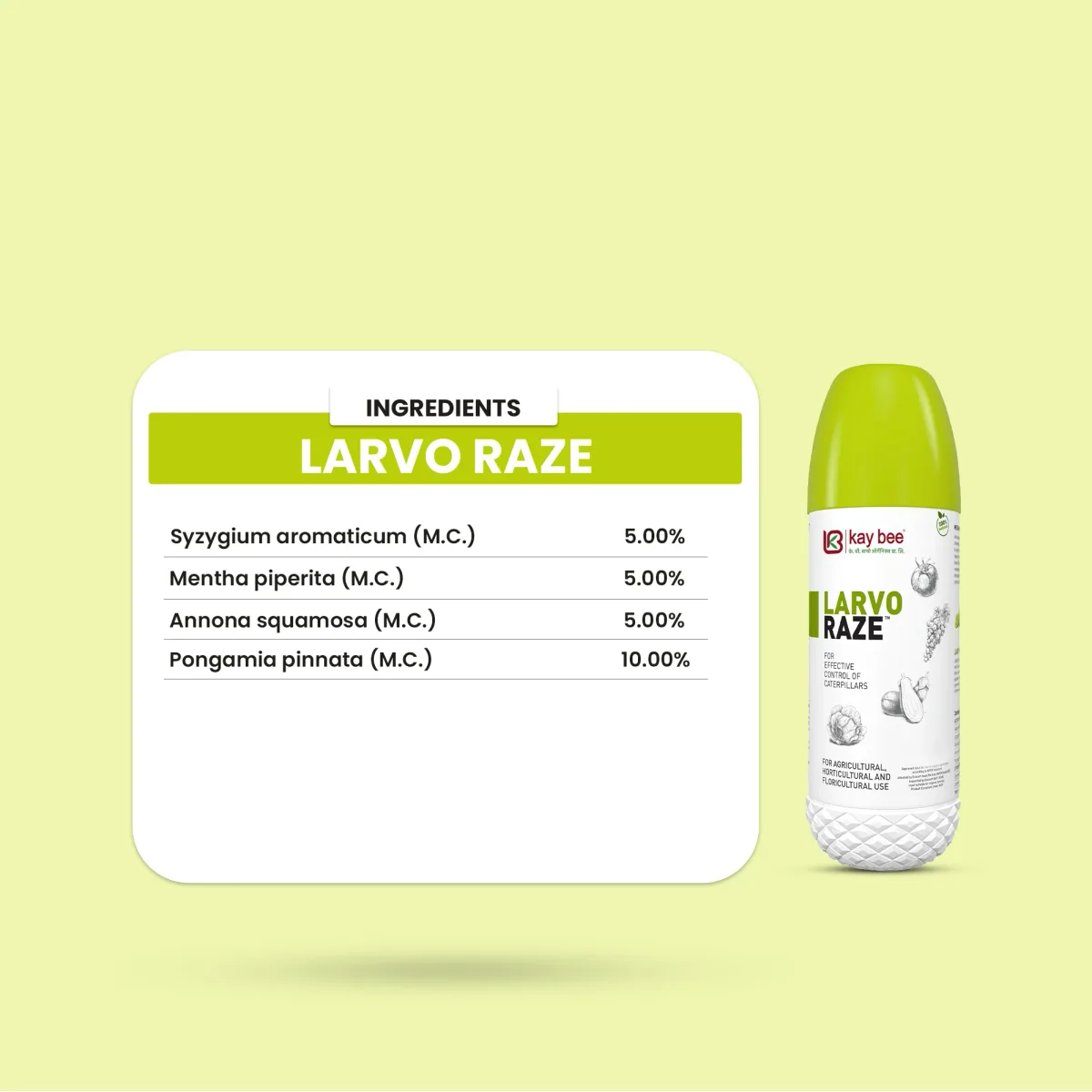 Larvo Raze – Best Larvicide and Insecticide for Stem Borer, Shoot Borer, and Caterpillar Control in Paddy, Brinjal, Cotton, Tomato, and Other Crops