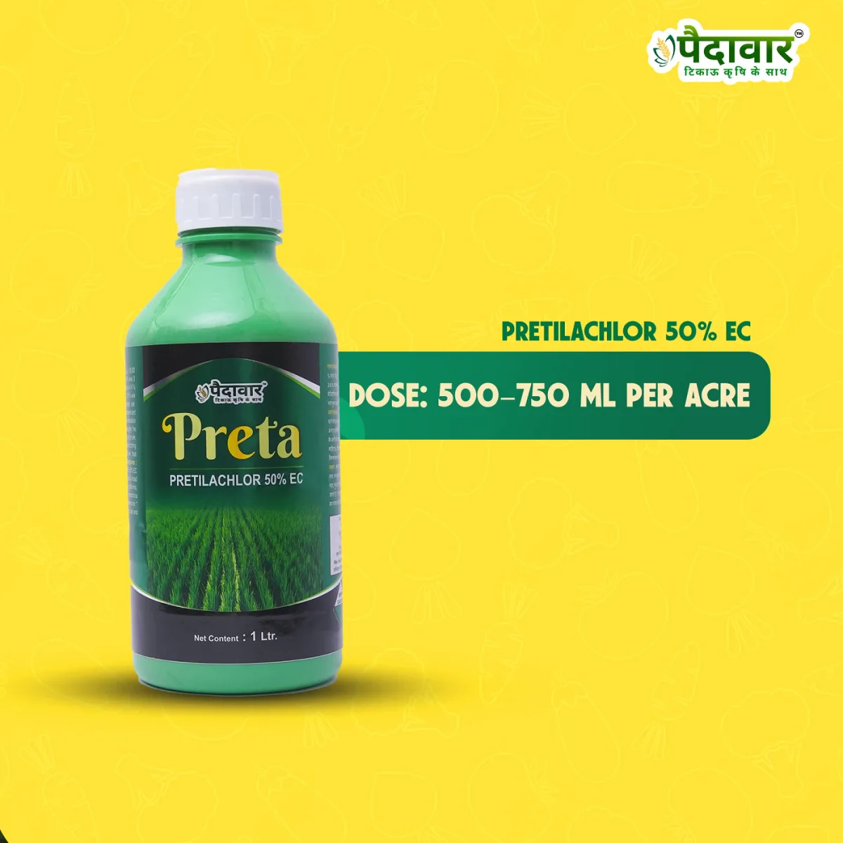 Paidavaar Preta Pretilachlor 50% EC Herbicide