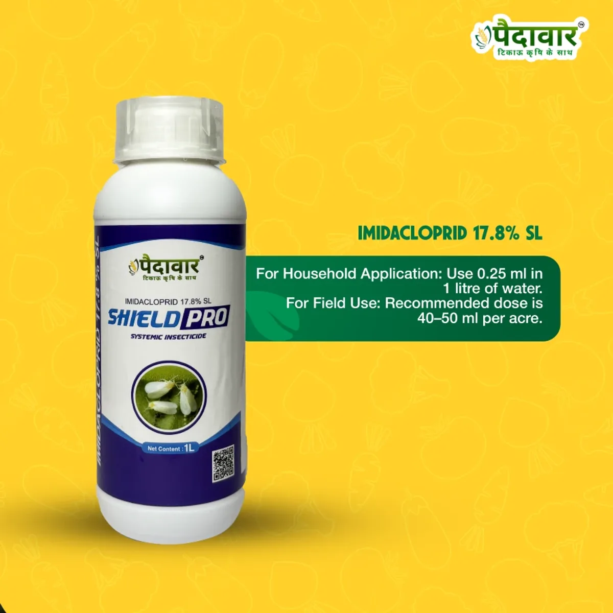 Paidavaar ShieldPro Imidacloprid 17.8% SL Insecticide