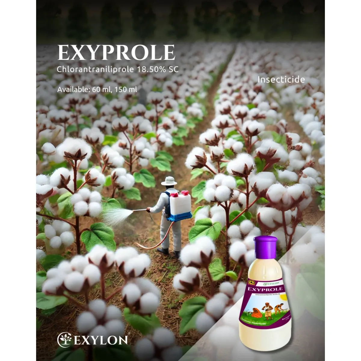 Exylon Exyprole (Chlorantraniliprole 18.50% SC) – Effective Insecticide for Groundnut, Cotton & more