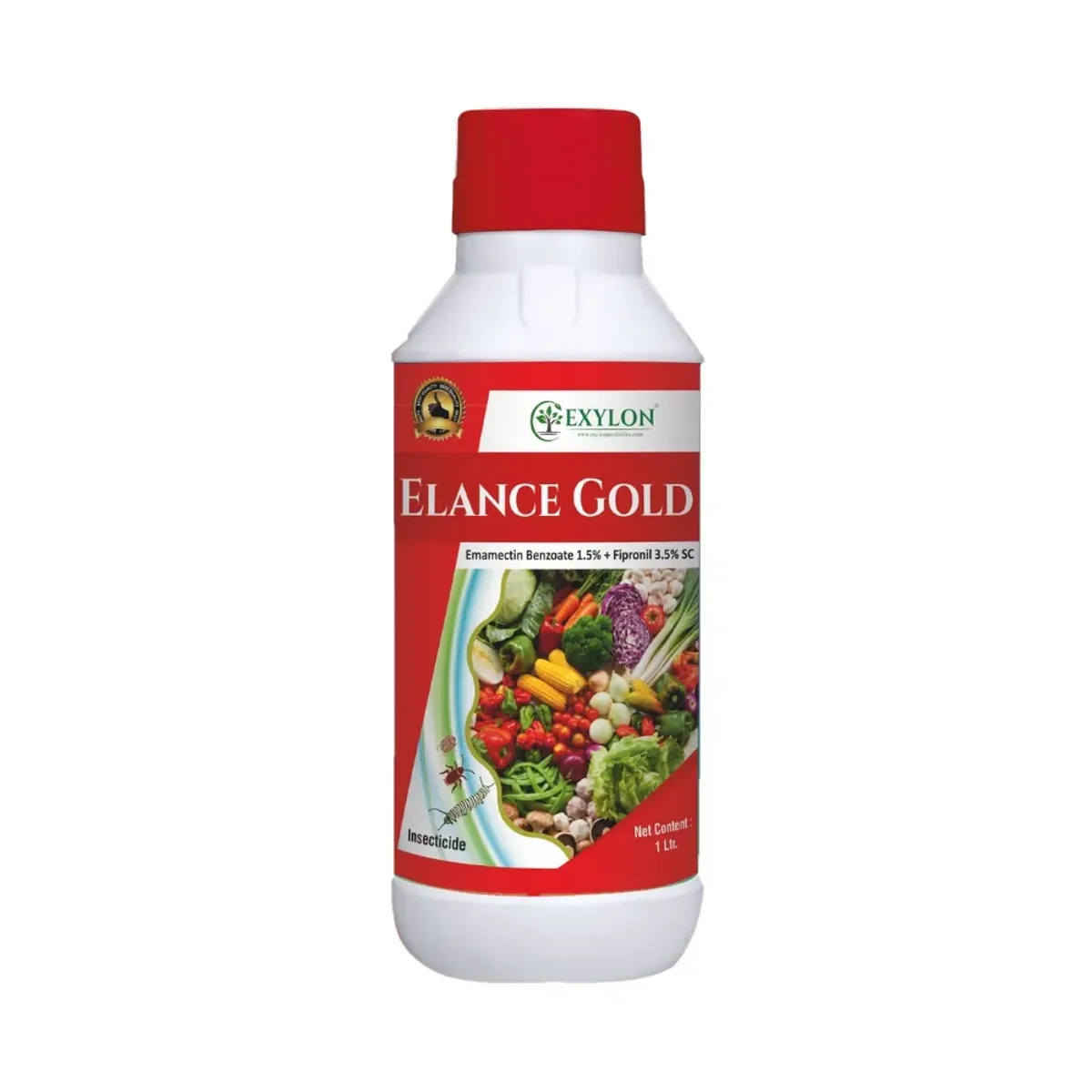 Exylon Elance Gold (Emamectin Benzoate 1.5% + Fipronil 3.5% SC) – Effective Insecticide for Groundnut, Chilli, Vegetables & more
