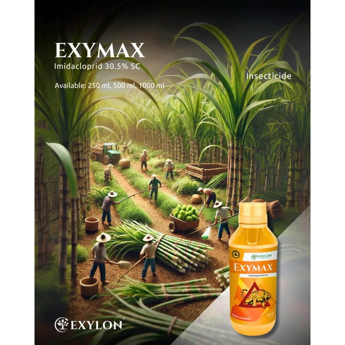 Exylon Exymax (Imidacloprid 30.5% SC) – Effective Insecticide for Cotton, Chilli, Vegetables & more